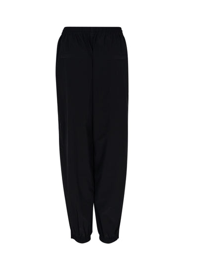 Puff Logo Sweatpant In Structured Terry (Black)