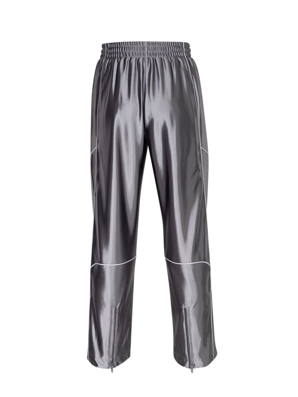 Track Pants In Satin Faille Jersey (Earl Grey)
