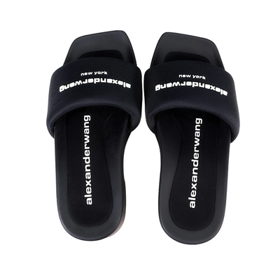 AlexanderWang-AwPlatformSlideinNylon-Black-1