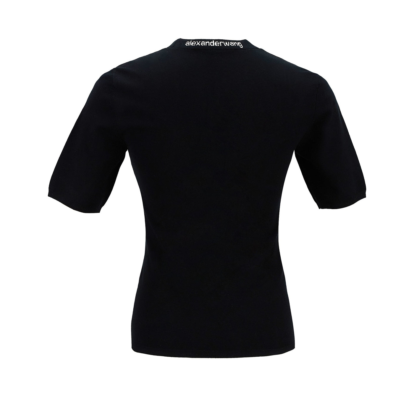 AlexanderWang-BodyconTShirtwithLogoJacquardTrims-Black-2