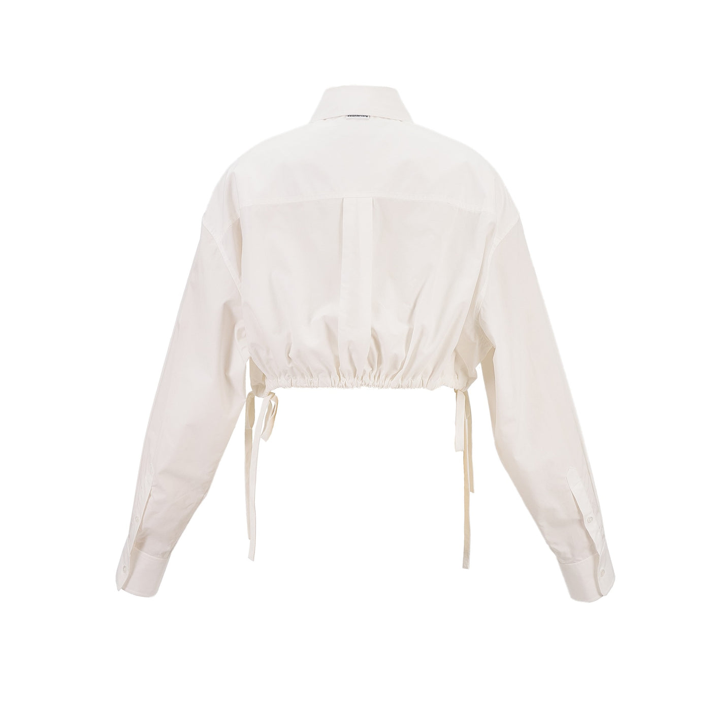 AlexanderWang-CroppedButtonDowninCompactCotton-White-2