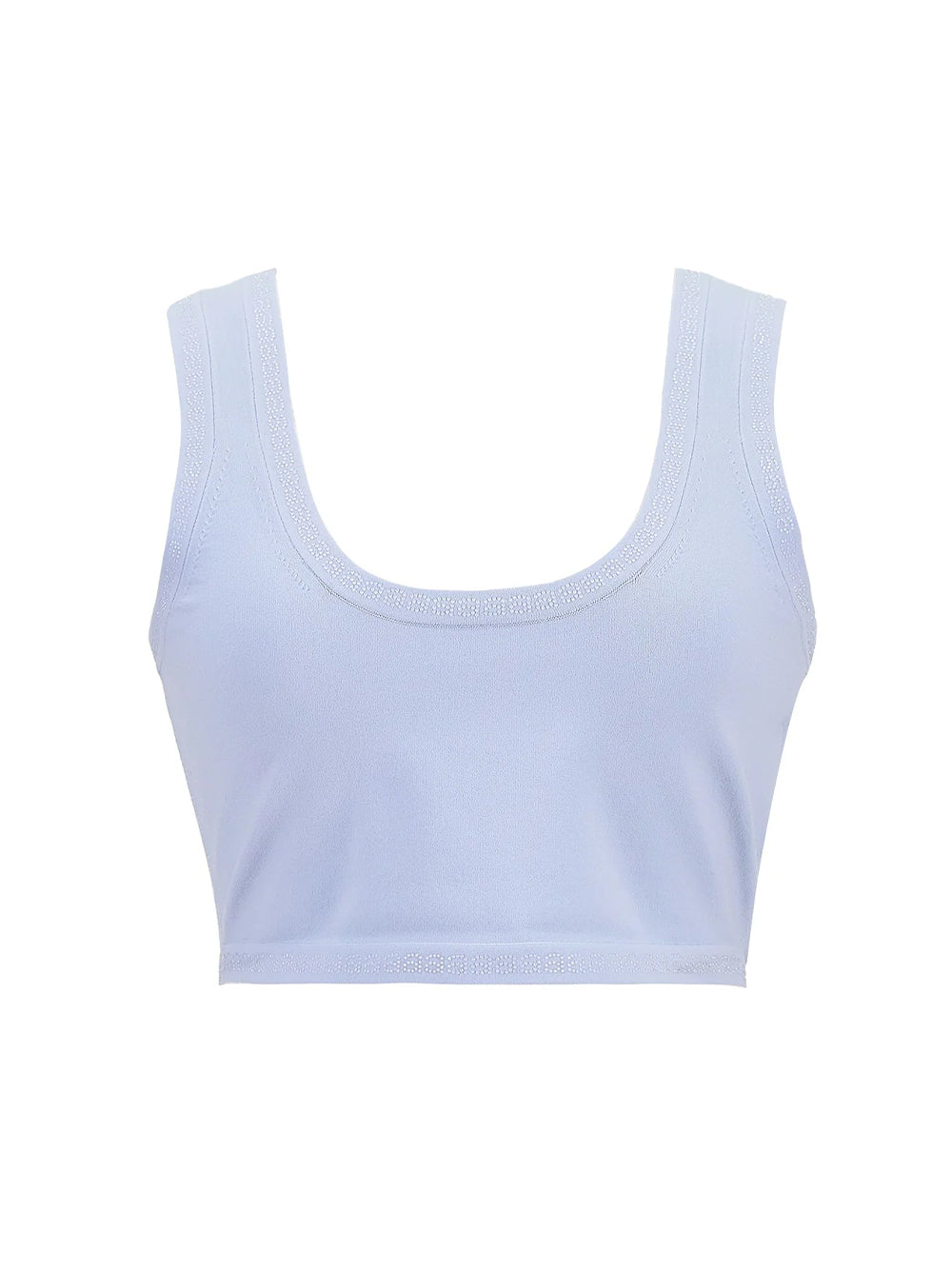 Crystal Trim Bra Top (Blue)