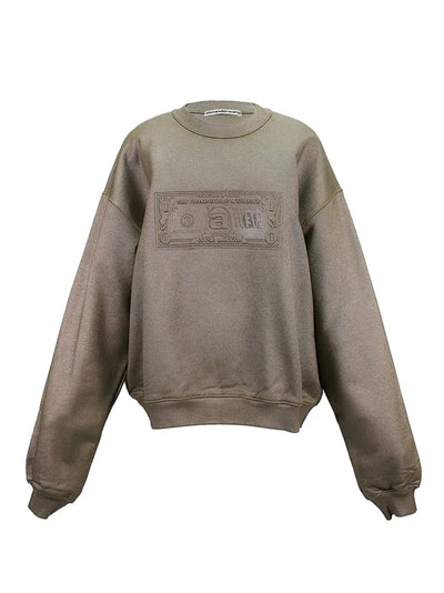 Dollar Bill Crewneck in Terry (Sanctuary)