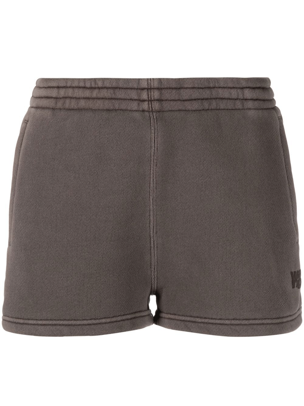 AlexanderWang-EssentialTerrySweatshorts-Brown-1