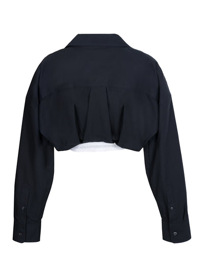 AlexanderWang-LayeredCropBoleroinCompactCotton-Black-2