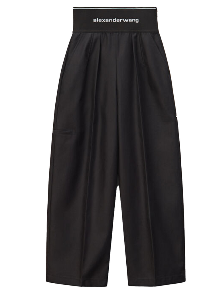 Bootcut Pant With Logo Waistband