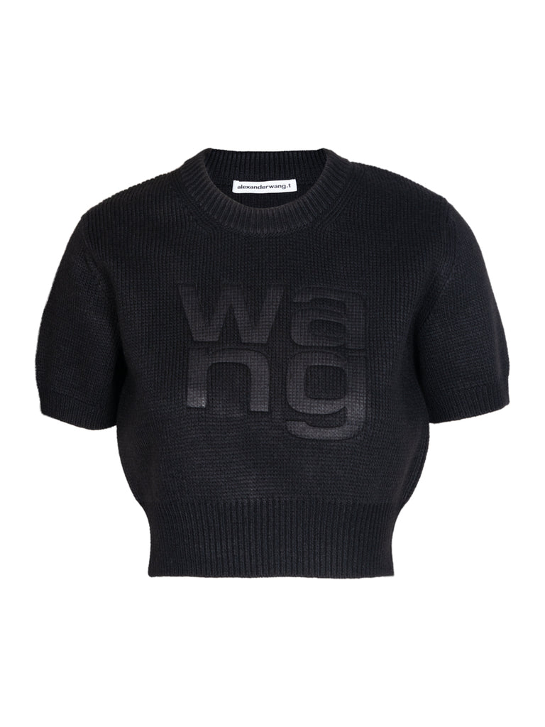 Alexander Wang Short Sleeve Pullover in Compact Deboss (Black) – CLUB 21  THAILAND CO., LTD.