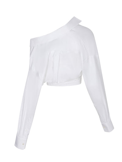 AlexanderWang-WrappedFrontShirtinCottonShirting-White-2