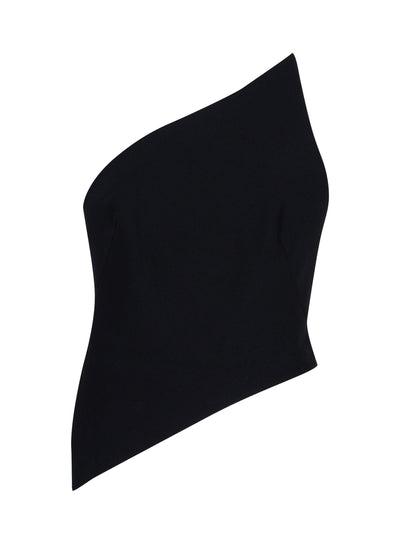 Asymmetric One-Shoulder Top (Black)