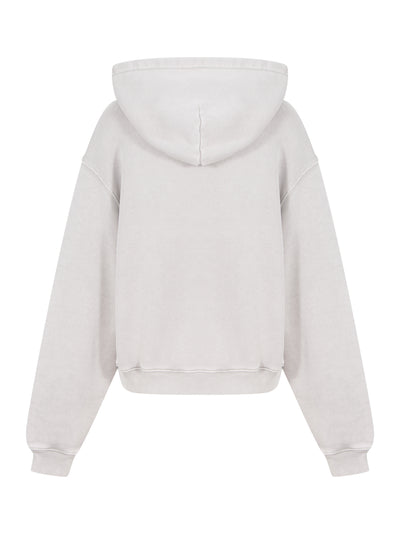 Blade Logo-Embossed Hoodie (Washed Oyster)