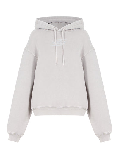 Blade Logo-Embossed Hoodie (Washed Oyster)