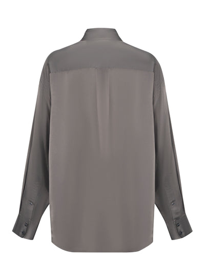 Boyfriend Shirt (Oxford Blue/Black)