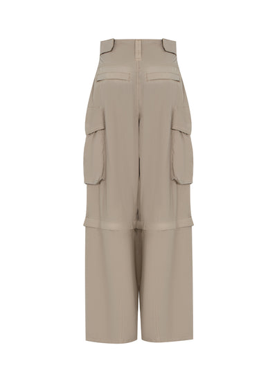 Cargo Pants With Oversized Pockets (Safari)