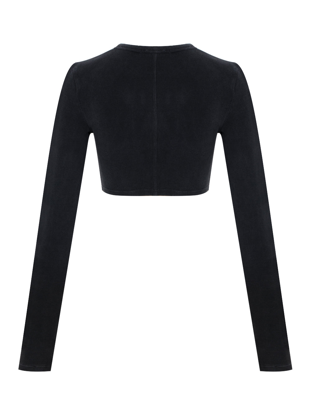 Distressed Logo Longsleeve Tee (Washed Magnet)