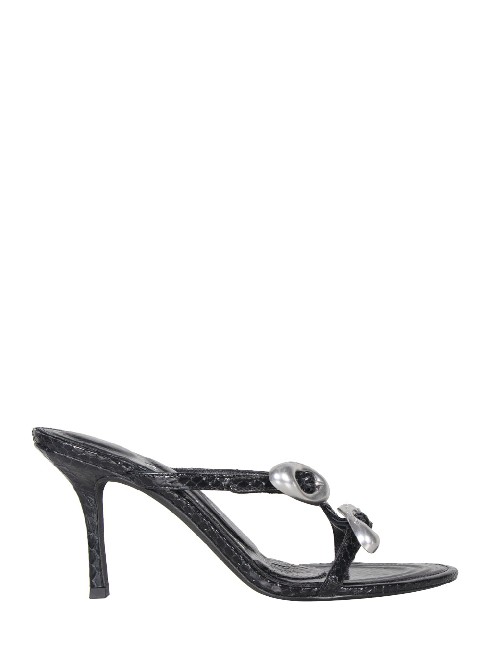 Dome 85 Strappy Slide Sandal (Black)