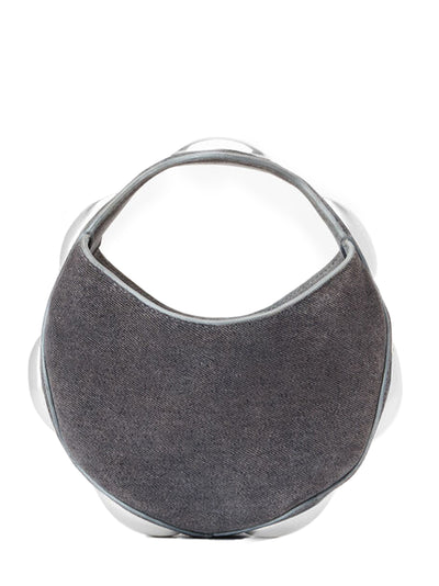 Dome Circular Top Handle Bag (Asphalt)