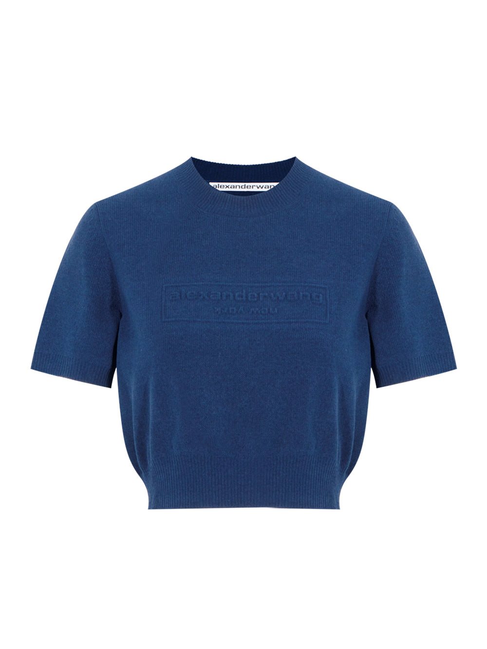 Embossed Logo Tee (Navy)