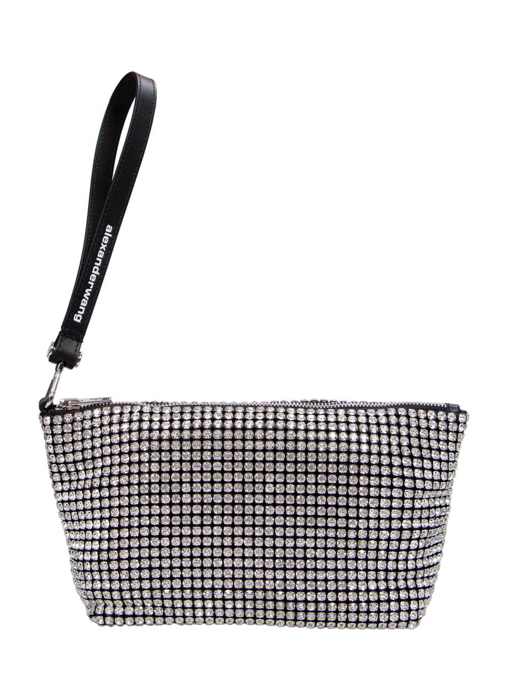 Heiress Wristlet Zip Pouch (White)