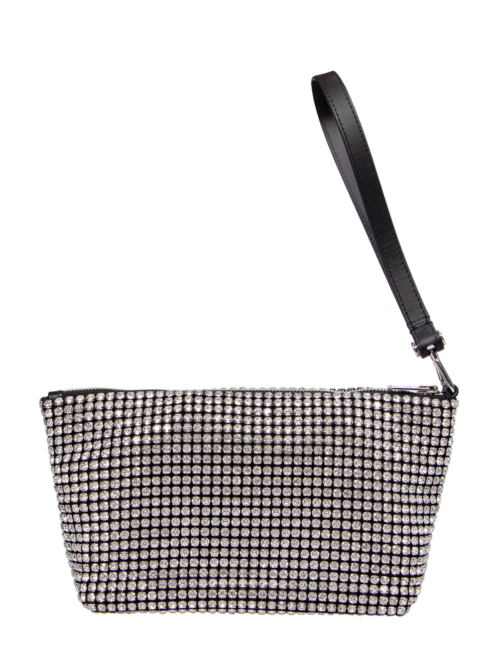 Heiress Wristlet Zip Pouch (White)