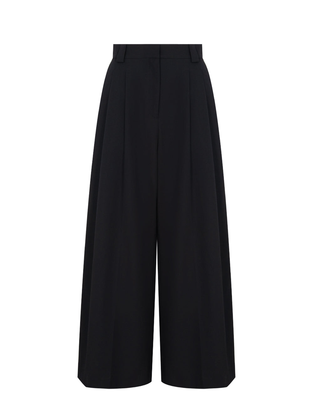 High Waisted Wide Leg Pant (Black)