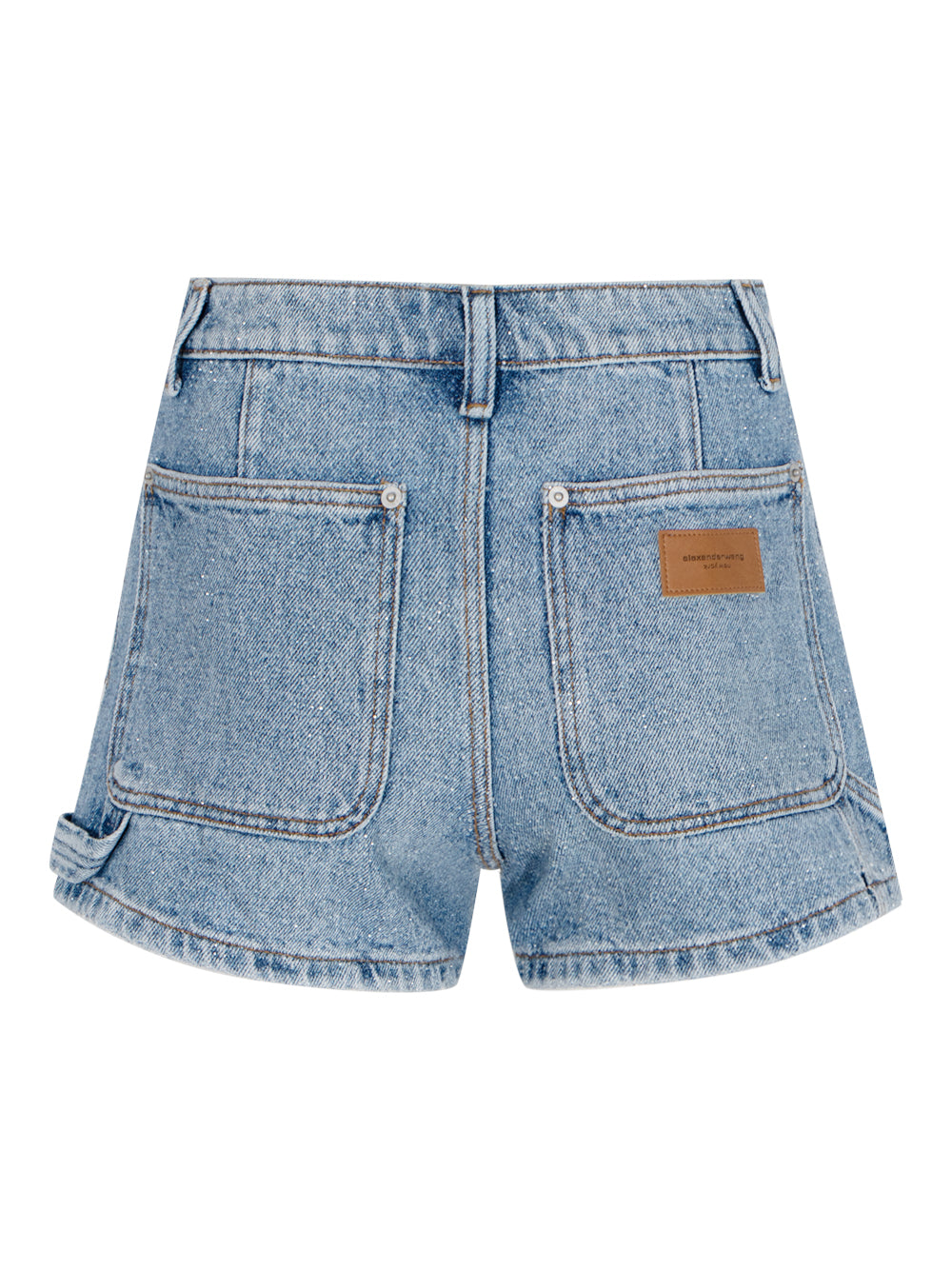 High Waisted Workwear Shorts (Indigo)