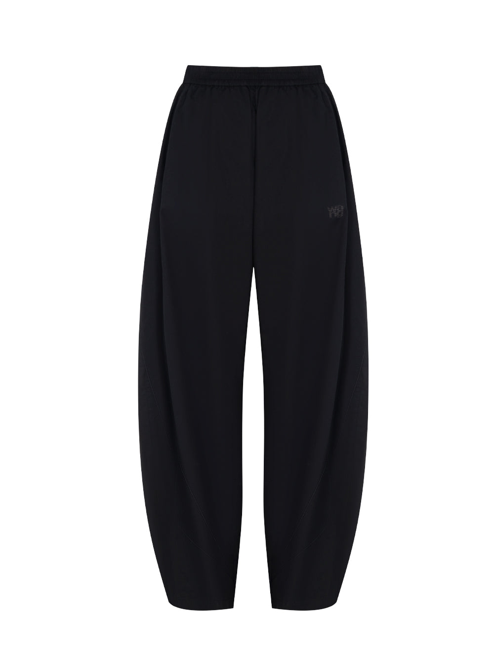 Logo Track Pants With Piping (Black)