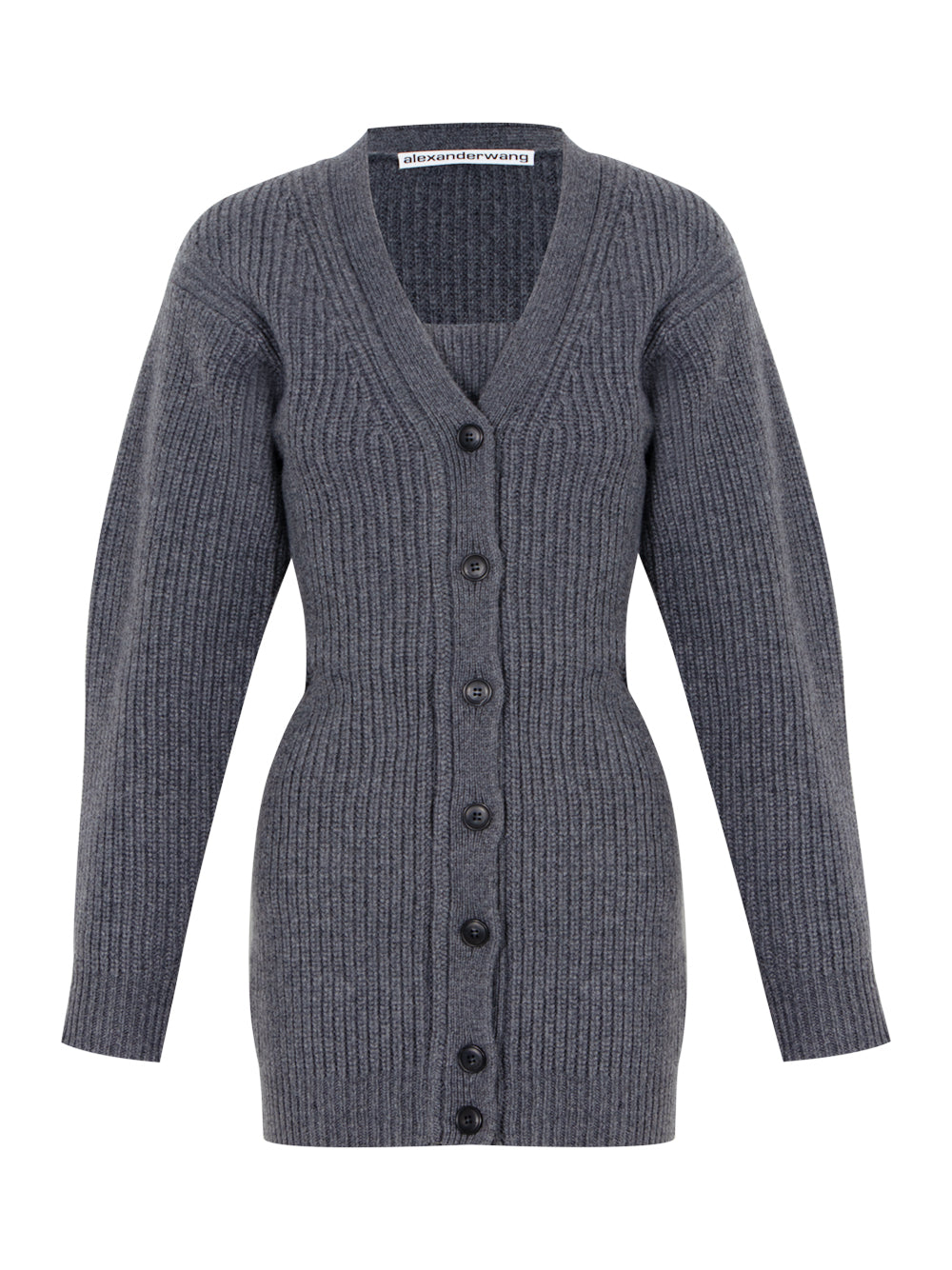 Pre-Styled Twinset Cardigan (Charcoal)