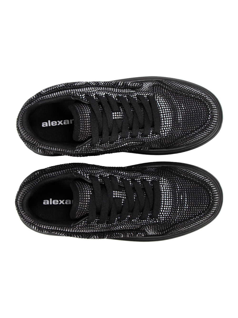 Puff Crystal Hotfix Sueded Sneaker (Grey Aged)