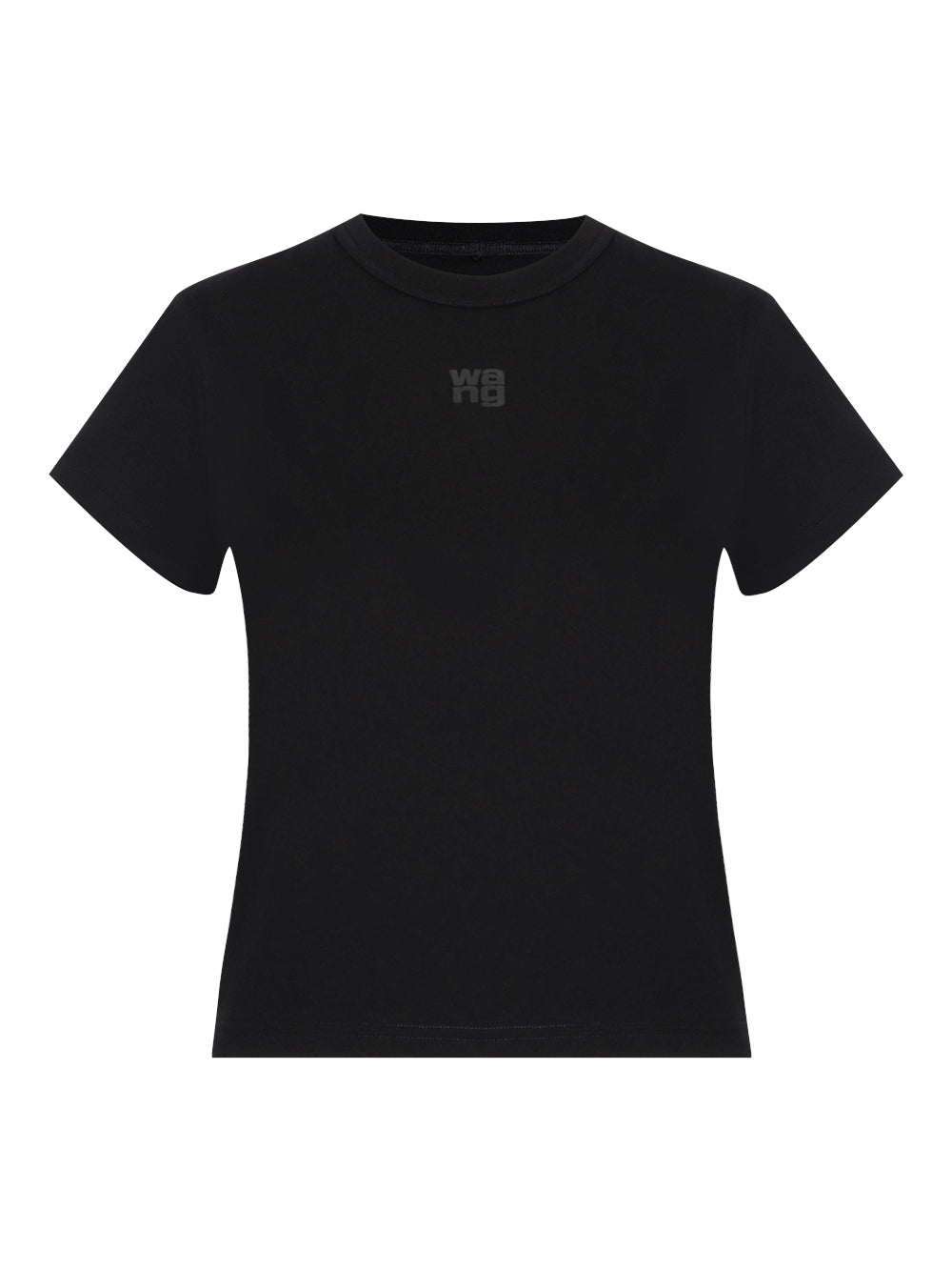 Puff Logo Shrunken Tee In Cotton Jersey (Black)