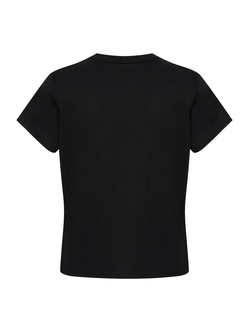 Puff Logo Shrunken Tee In Cotton Jersey (Black)