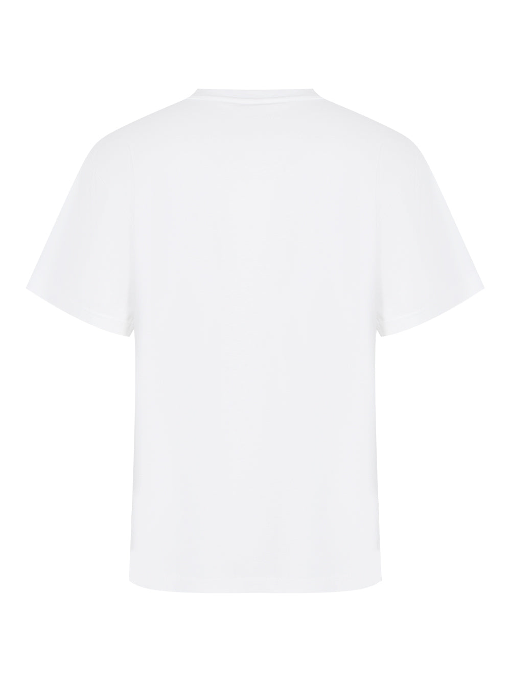 Puff Logo Shrunken Tee In Cotton Jersey (White)