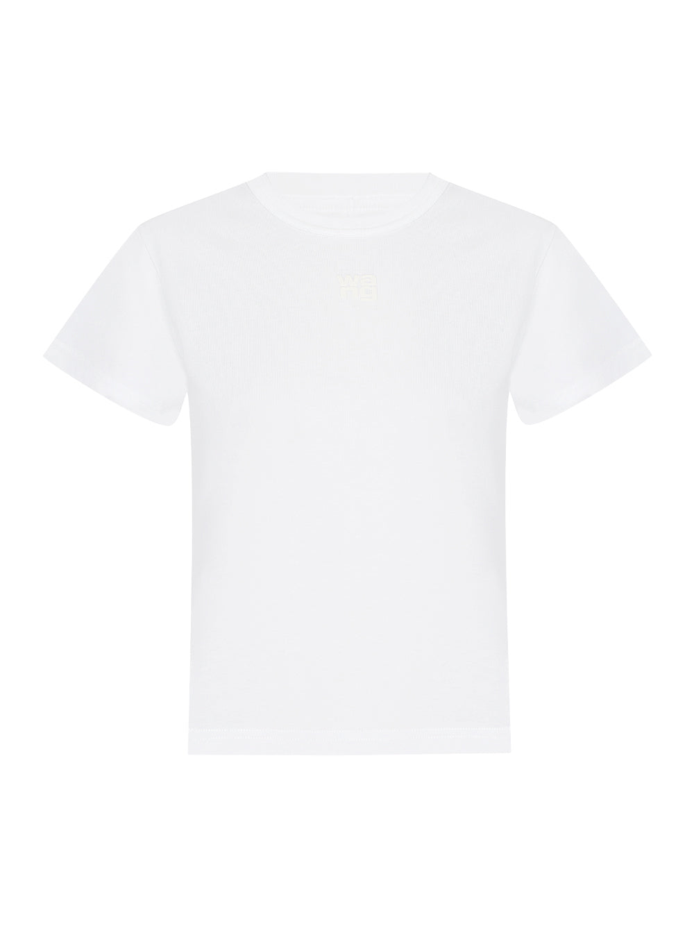 Puff Logo Shrunken Tee In Cotton Jersey (White)
