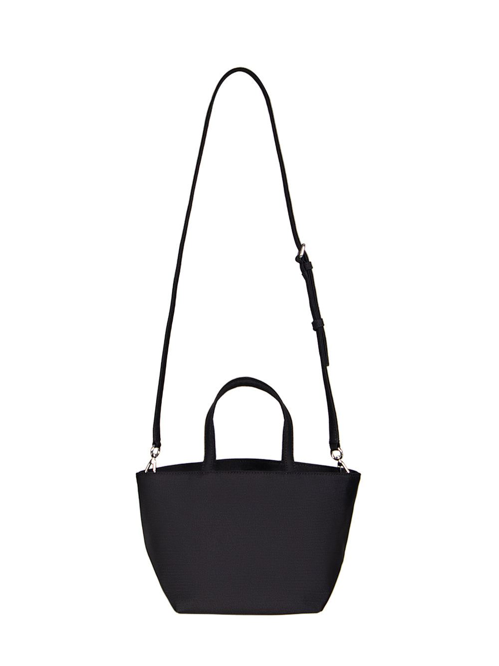 Punch Small Tote With Strap (Black)
