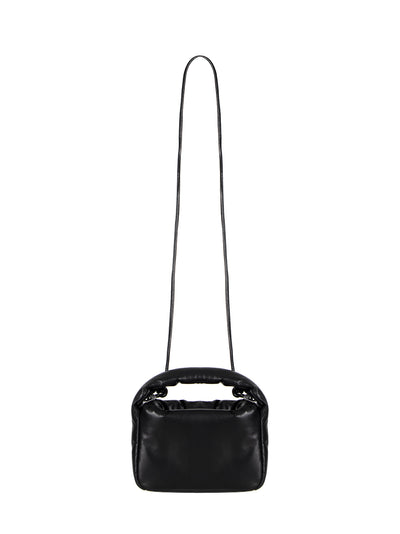 Ryan Puff Mini Bag in Lambskin Leather (Black)