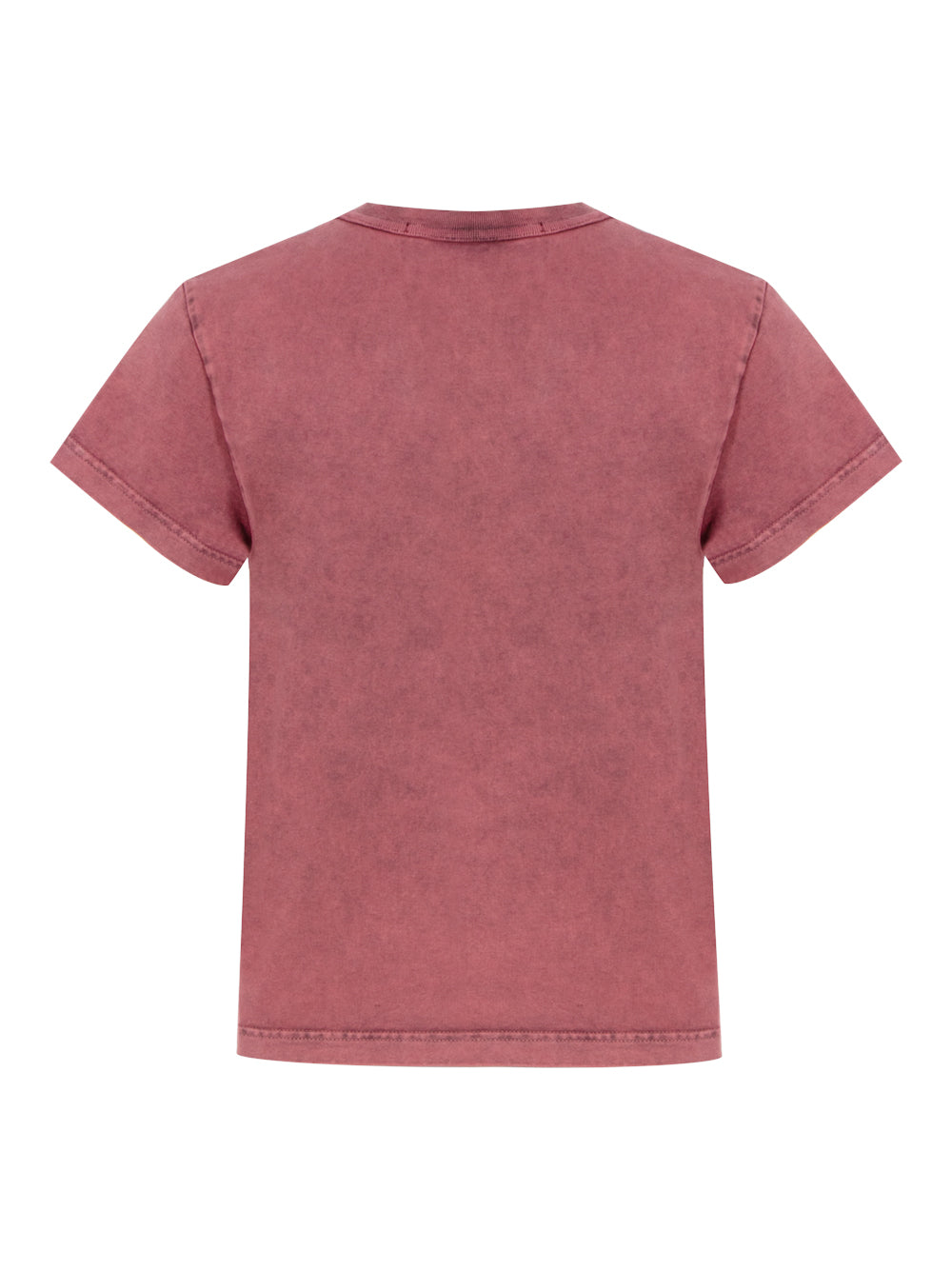 Shrunken Logo Embossed Tee (Acid Bright Red)