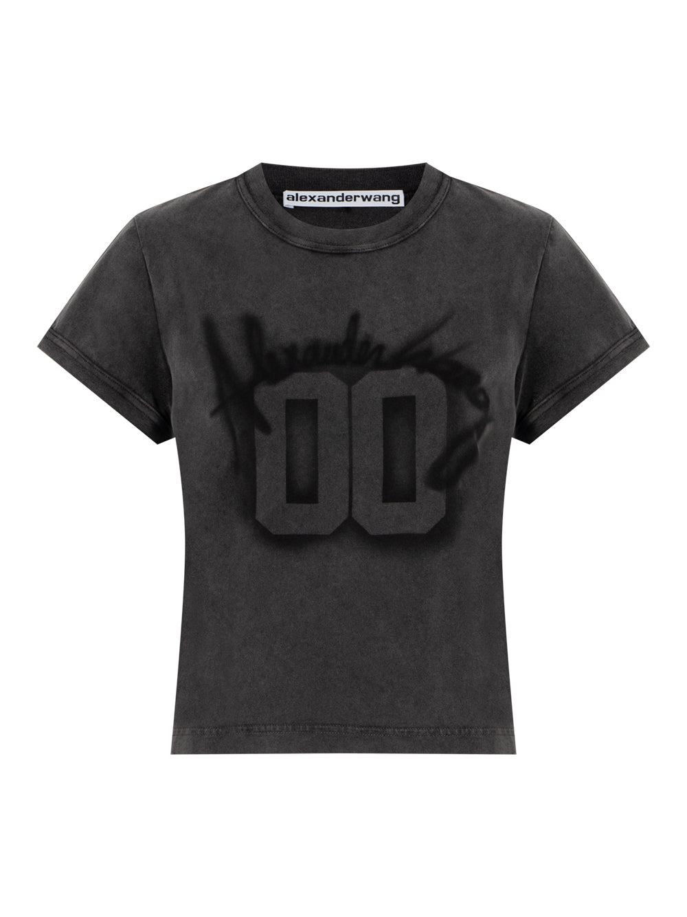 Shrunken Ringer Tee (Charcoal)