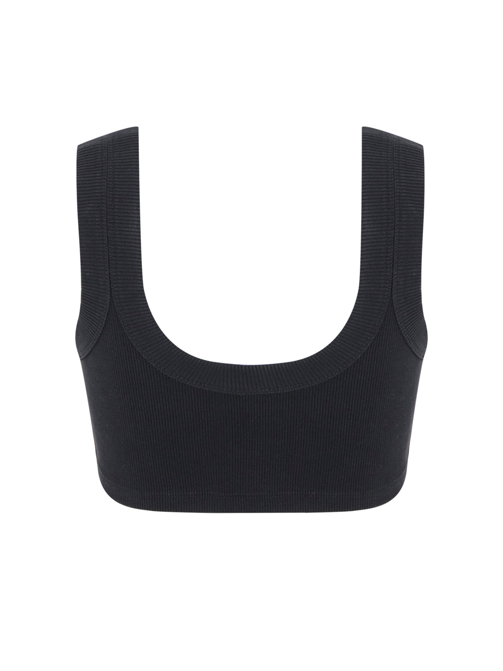 Tank Bra With Embossed Logo Black (Black)