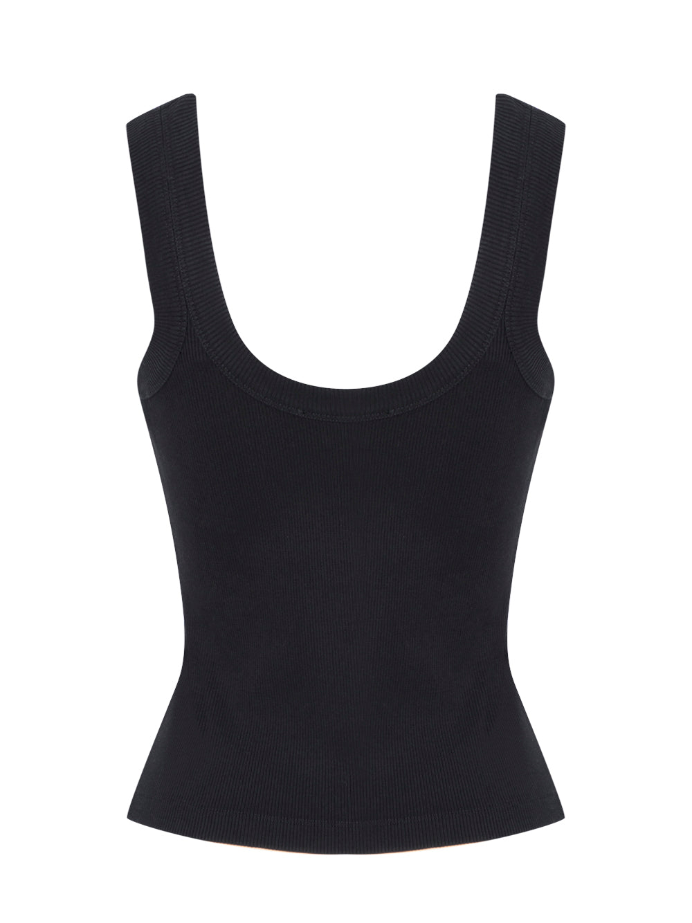 Tank Top With Embossed Logo (Black)