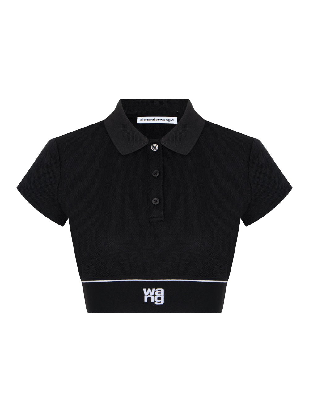 Cheerleader Polo Top (Black)