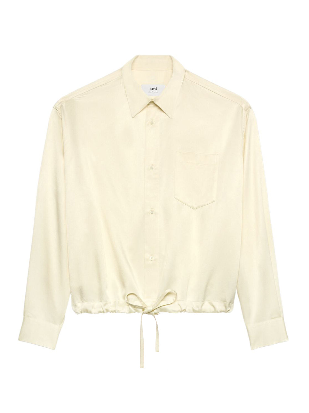 Ami De Coeur Waist Shirt With Drawstring (Ivory)