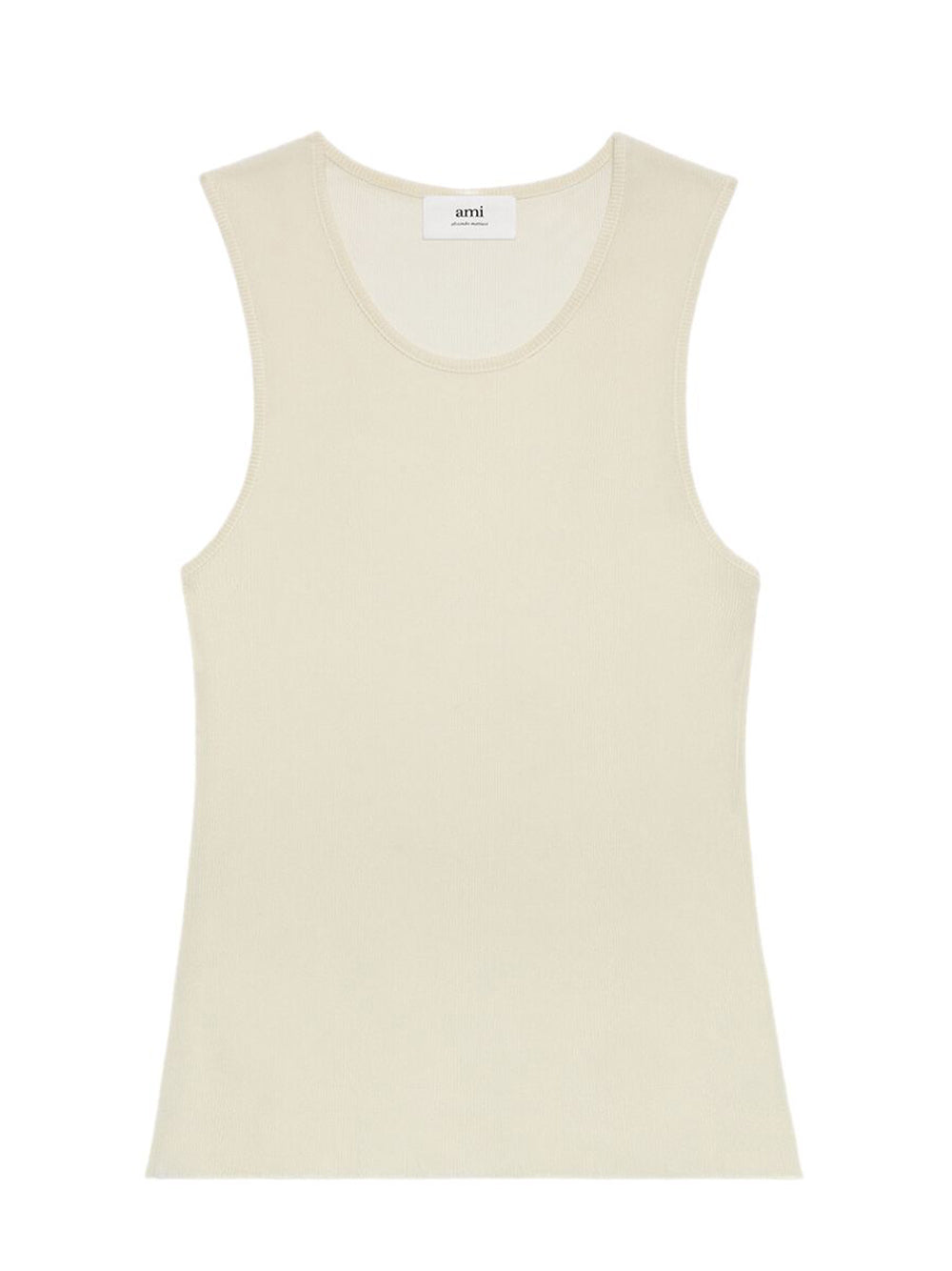 Ami Long Tank Top (Ivory)