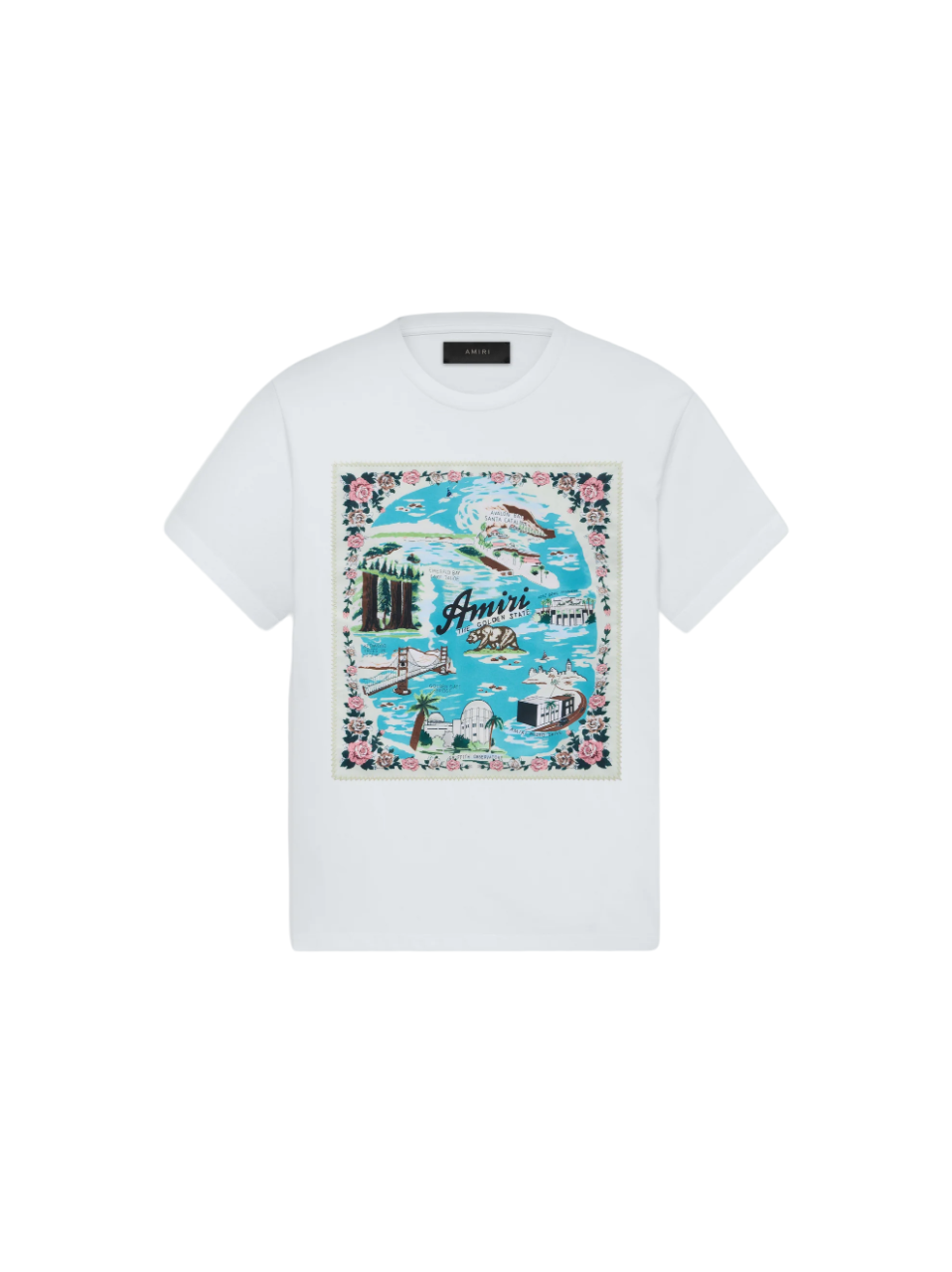 Amiri California Hawaiian Tee (White)