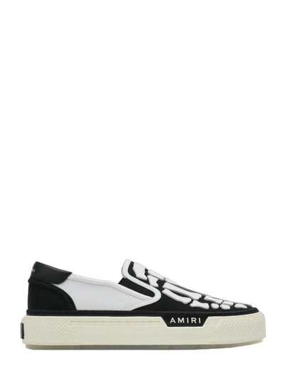 Amiri-SkelTopSlipOnWhite-Black-1