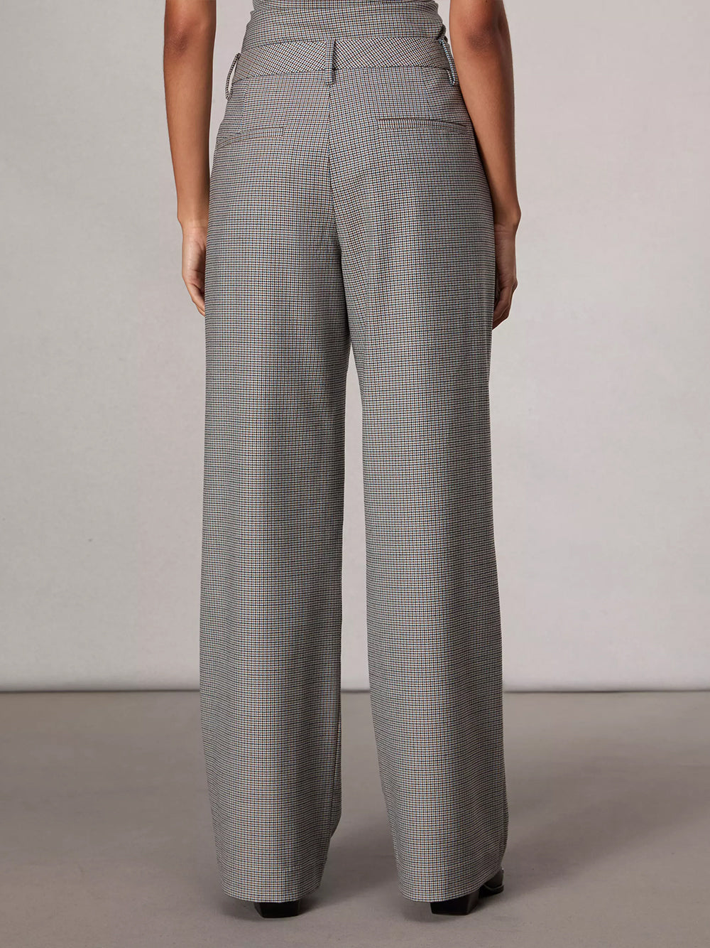 Andi Full Length Trouser (Blue Plaid)