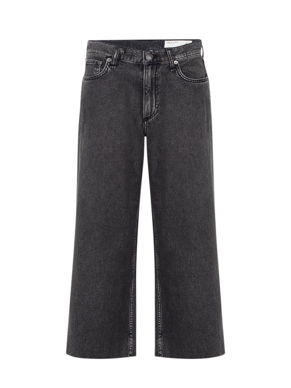 Andi Ankle Wide Leg Jean (Raven)