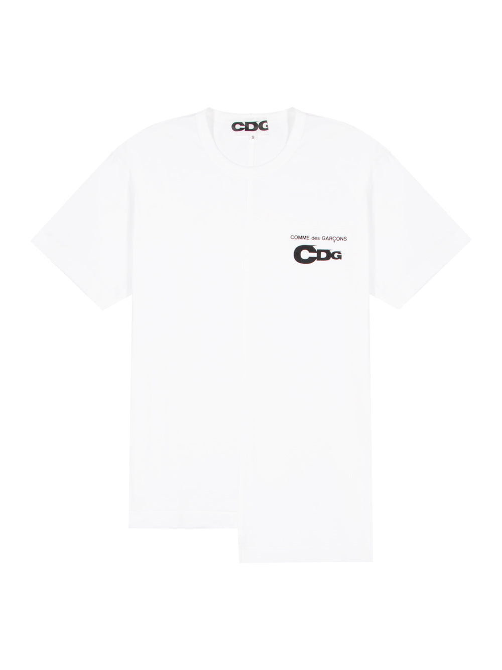 Asymmetric T-Shirt (White)