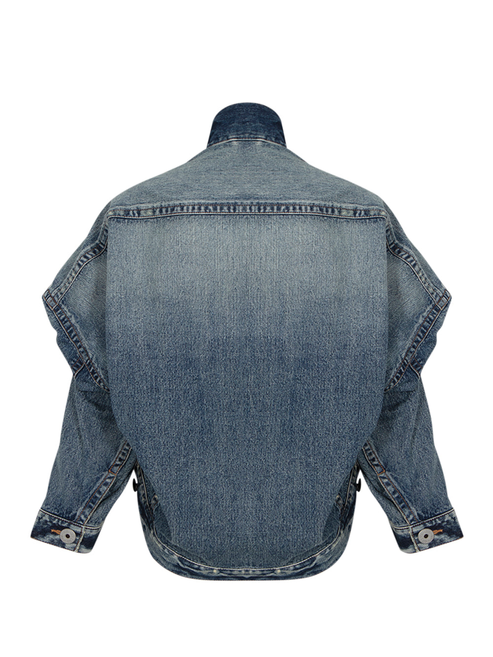Asymmetric Denim Jacket Indigo