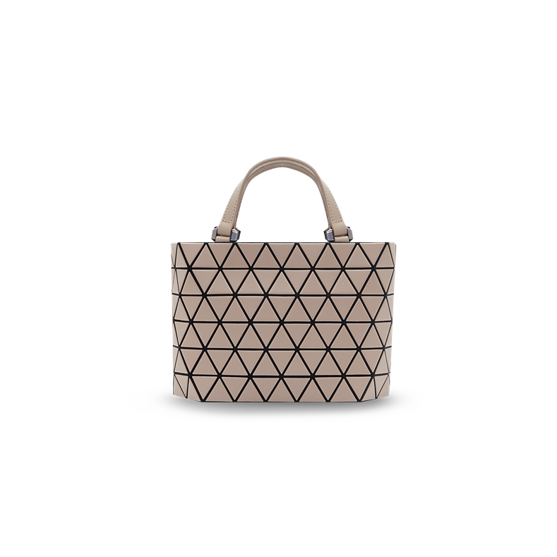     BAO-BAO-ISSEY-MIYAKE-CRYSTAL-MATTE-HANDBAG-MINI-LIGHT-BROWN-1