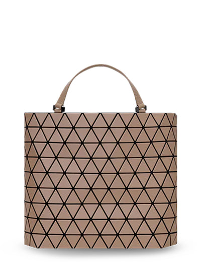 CRYSTAL MATTE Handbag (Small) (Light Brown)