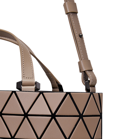     BAO-BAO-ISSEY-MIYAKE-CRYSTAL-MATTE-HANDBAG-SMALL-LIGHT-BROWN-2